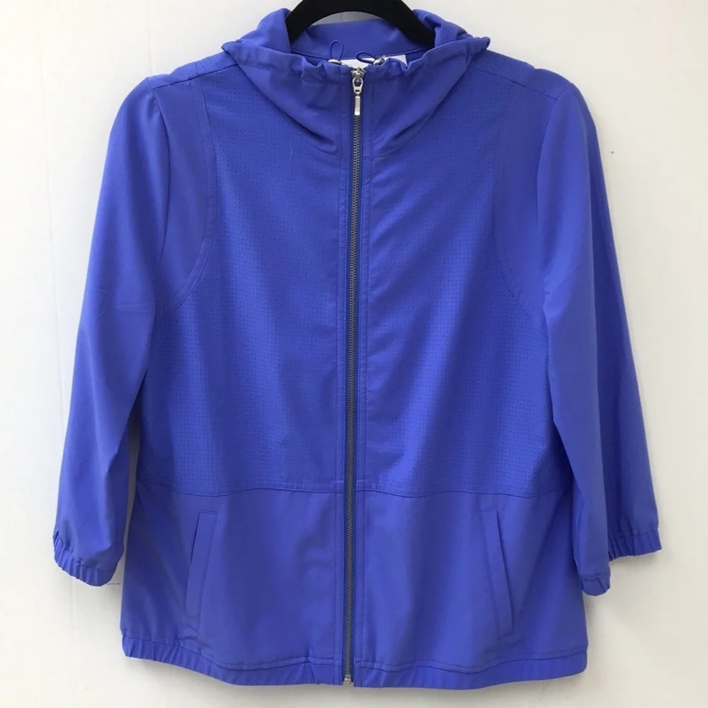 Zenergy By Chicos Women's Lightweight Windbreaker Size XS EXCELLENT Condition